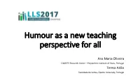 Humour As a New Teaching Perspective for All
