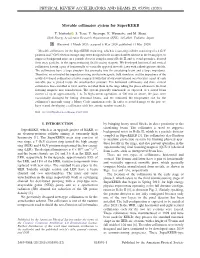 Movable Collimator System for Superkekb