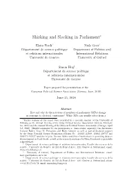Shirking and Slacking in Parliament∗