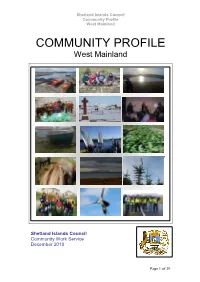 Community Profile West Mainland COMMUNITY PROFILE West Mainland
