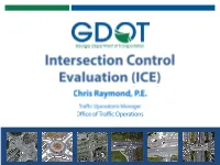Diverging Diamond Interchange (DDI)