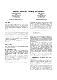 Figured Bass and Tonality Recognition