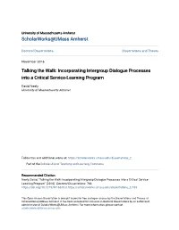 Incorporating Intergroup Dialogue Processes Into a Critical Service-Learning Program
