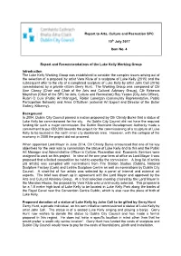Report and Recommendations from the Luke Kelly