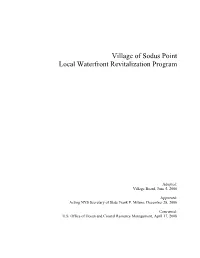 Village of Sodus Point Local Waterfront Revitalization Program