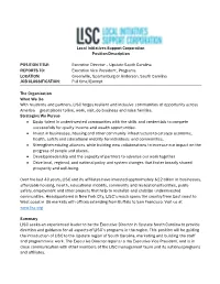 Executive Director – Upstate South Carolina REPORTS