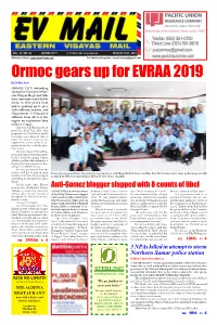 Ormoc Gears up for EVRAA 2019