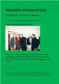 Wagner Intoxication