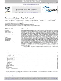 Alternative Stable States in Large Shallow Lakes?