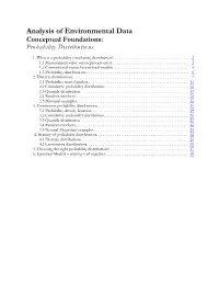 Conceptual Foundations: Pro B Ab Ility Distrib Utio Ns