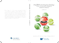 Health-Promoting Leadership: a Study of the Concept and Critical Conditions for Implementation and Evaluation