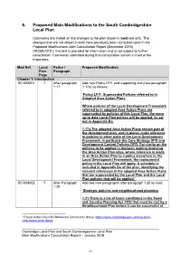 6. Proposed Main Modifications to the South Cambridgeshire Local Plan