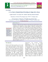 A Case Study of Rainfall Runoff Modelling for Shipra River Basin