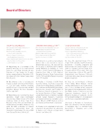 Board of Directors