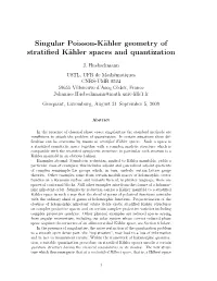 Singular Poisson-Kähler Geometry of Stratified Kähler Spaces And