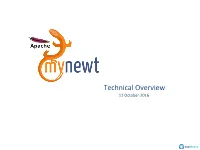 Technical Overview 11 October 2016 Problem and Context