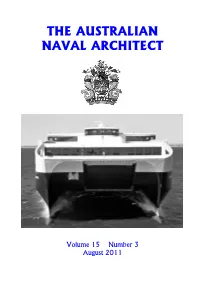 The Australian Naval Architect