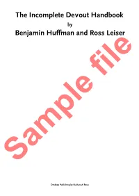 The Incomplete Devout Handbook Benjamin Huffman and Ross Leiser