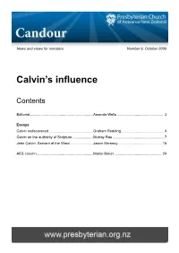 Calvin's Influence