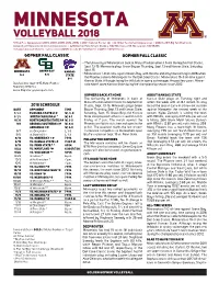 Gopher Fall Classic Notes.Indd