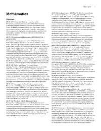 Mathematics 1