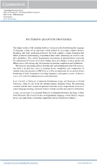 Picturing Quantum Processes Bob Coecke , Aleks Kissinger Frontmatter More Information