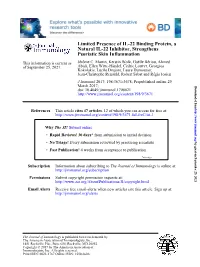 Limited Presence of IL-22 Binding Protein, a Natural IL-22 Inhibitor, Strengthens Psoriatic Skin Inflammation