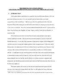 The Perpetrator's Purse Strings: Strategies For