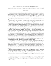 Hawes, Greta, 'Metamorphosis and Metamorphic Identity: the Myth Of