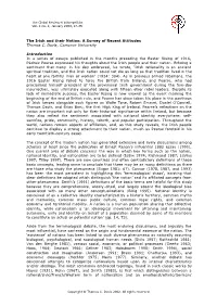 The Irish and Their Nation: a Survey of Recent Attitudes Thomas C