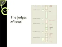 The Judges of Israel What Was a Judge?