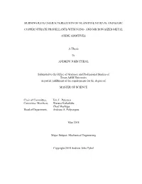 Burning Rate Characterization of Guanidine Nitrate and Basic