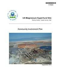 Community Involvement Plan