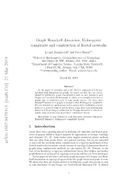 Graph Hausdorff Dimension, Kolmogorov Complexity And