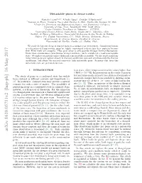 Metastable Pions in Dense Media