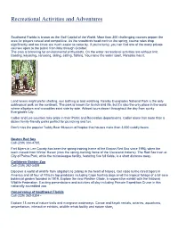 Recreational Activities and Adventures