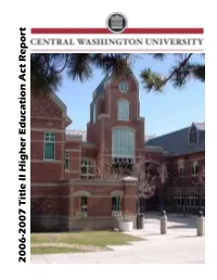 2007 Title II Highe R Education Act Report