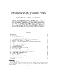 Rates of Mixing for the Weil-Petersson Geodesic Flow: Exponential Mixing in Exceptional Moduli Spaces