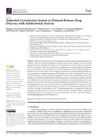 Tedizolid-Cyclodextrin System As Delayed-Release Drug Delivery with Antibacterial Activity