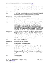 This Transcript Was Exported on Mar 05, 2020 - View Latest Version Here