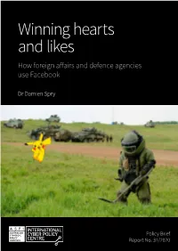 Winning Hearts and Likes: How Foreign Affairs and Defence Agencies Use Facebook What’S the Problem?