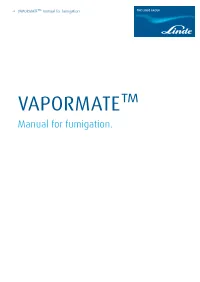 CO2 Vapormate Application Manual