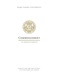 Commencement