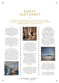 Guest Factsheet