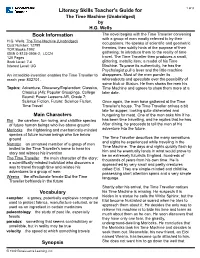 Literacy Skills Teacher's Guide for 1 of 3 the Time Machine (Unabridged) by H.G
