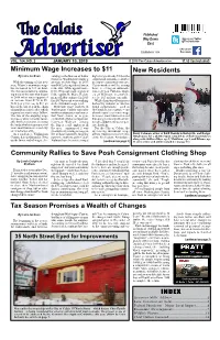 New Residents Minimum Wage Increases to $11 Community