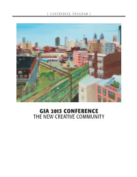 2013 GIA Conference Program