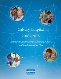 Community Health Needs Assessment (CHNA) and Implementation Plan