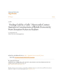 `Finding Gold in a Gully': Nineteenth-Century Australia In
