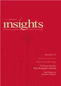 Telecom, Media & Entertainment Insights Journal Volume 3
